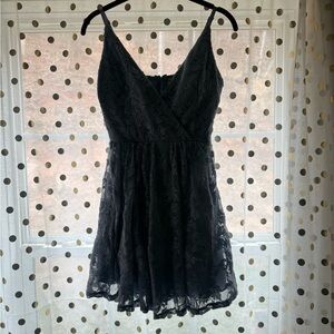 Xtraordinary Shimmering periwinkle Lace Dress